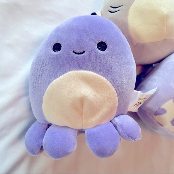 5" 3x Squishmallows Gordon The Shark, Violet The Octopus & Meadow the Horse - Picture 3 of 14